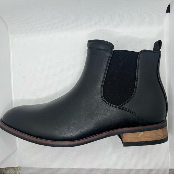 Vance Co. Black Vegan Leather Chelsea Boots - Picture 8 of 14